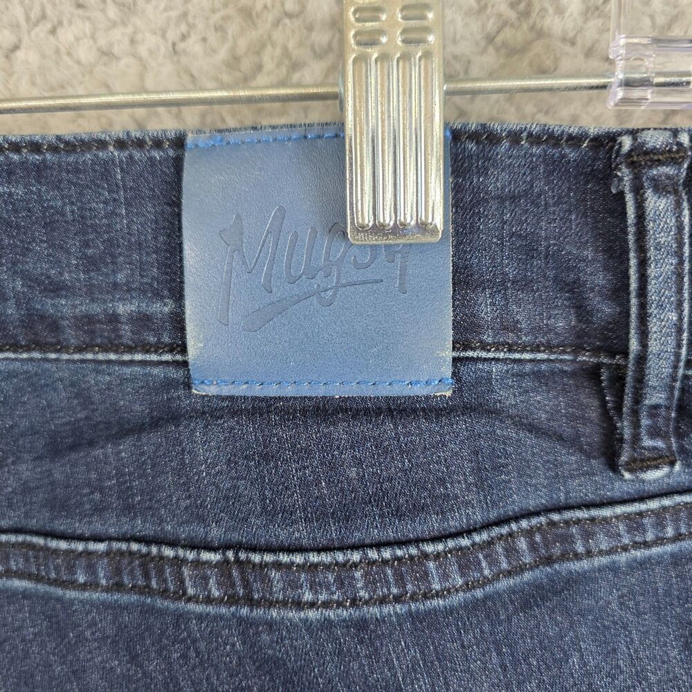 Mugsy Studio Blues Tapered Jeans Dark Wash Straight Leg Men’s 38x24 SHORT INSEAM - Picture 8 of 11